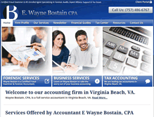 Tablet Screenshot of bostaincpa.com